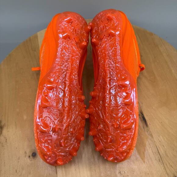 Under Armour Blur Smoke 2.0 MC Suede Mens Size 8 Football Cleats Orange NEW‎